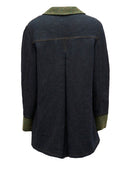 Ganni Cotton Denim Blazer