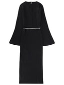 Michael By Michael Kors Wool Midi Dress