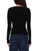 Top de encaje autorretrato