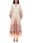 Robe longue à col en V Zimmermann