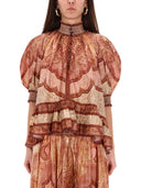 Zimmermann "Wanderlust" Ruffle Blouse