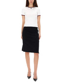 Camiseta Courreges "Contraste de firma"