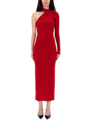 Courreges Draped One Shoulder Dress