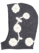 Ganni Balaklava mit gehäkelten Blumen