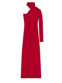 Courreges Draped One Shoulder Dress