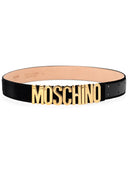 로고가 새겨진 Moschino 벨트