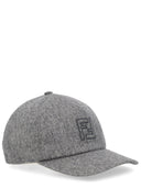 Fendi Wool And Cashmere Baseball Hat