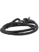 Tom Ford Braided Leather Bracelet