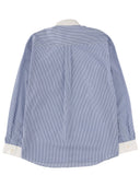 Sporty&Rich Logo Striped Shirt