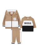 Boss Pants Set With Cardigan And Sweater