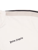 Palm Angels Track Cropped Zip Hoodie Girl