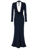 Vestido largo drapeado Rotate Birger Christensen