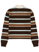Guest In Residence "Cropped Stripe Rugby" Polo Shirt