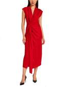 Vestido largo de seda Victoria Beckham