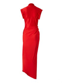 Vestido largo de seda Victoria Beckham