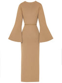 Michael By Michael Kors Wool Midi Dress