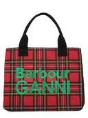 Barbour X Ganni Barbour X Ganni Waxed Cotton Tote Bag