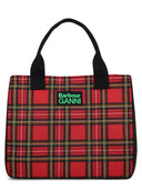 Barbour X Ganni Barbour X Ganni Waxed Cotton Tote Bag