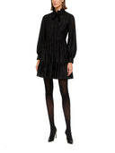 Michael By Michael Kors Semi Transparent Mini Dress