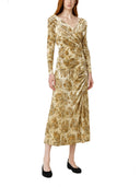 Ganni Long Dress With Print