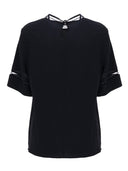 Fabiana Filippi T Shirt With Transparent Details