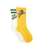 Mini Rodini 2 Pack "I Am Great" Socks