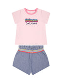 Marc Jacobs Logo T Shirt And Shorts Set