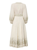 Vestido midi cruzado "Wonderlust" de Zimmermann