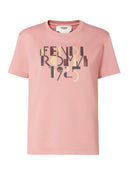 Fendi Logo Print T Shirt