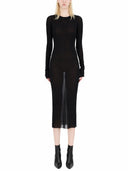Rick Owens Long Sleeved Midi Dress