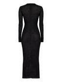 Rick Owens Long Sleeved Midi Dress