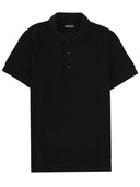 Tom Ford Lyocell And Cotton Polo Shirt