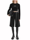 Jil Sander Cropped Top With Logo