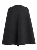 Gucci Wool And Silk Cape With Clamp