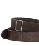 Ceintures nobuckle orciani marron