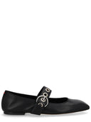 Aeyde "Uma Mary Jane" Shoe With Eyelets