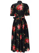 Dolce & Gabbana Midi Dress With "Bouquet" Print