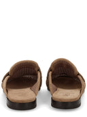 Brunello Cucinelli Mule "Sparkling Net"