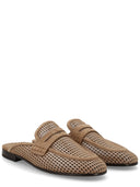 Brunello Cucinelli Mule "Sparkling Net"