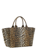 Ganni "Leopard Xxl" Tote Bag