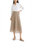 Brunello Cucinelli "Circle" Midi Skirt