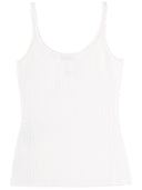 Off White Tank Top With Logo