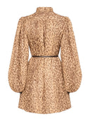 Zimmermann Animal Print Mini Dress