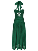 Zimmermann Midi Dress With Knots "Daylight"