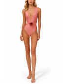 Zimmermann One Piece Swimsuit With Floral Detail "Lucky"