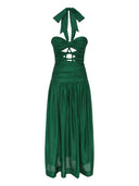 Zimmermann Midi Dress With Knots "Daylight"