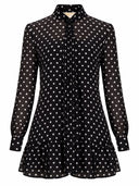 Michael By Michael Kors Polka Dot Mini Dress