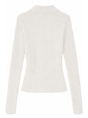 Ganni Ribbed Polo Shirt