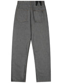 Darkpark Chain Adorned Relaxed Fit Lurex Gale Jeans