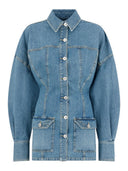 The Attico Denim Mini Dress